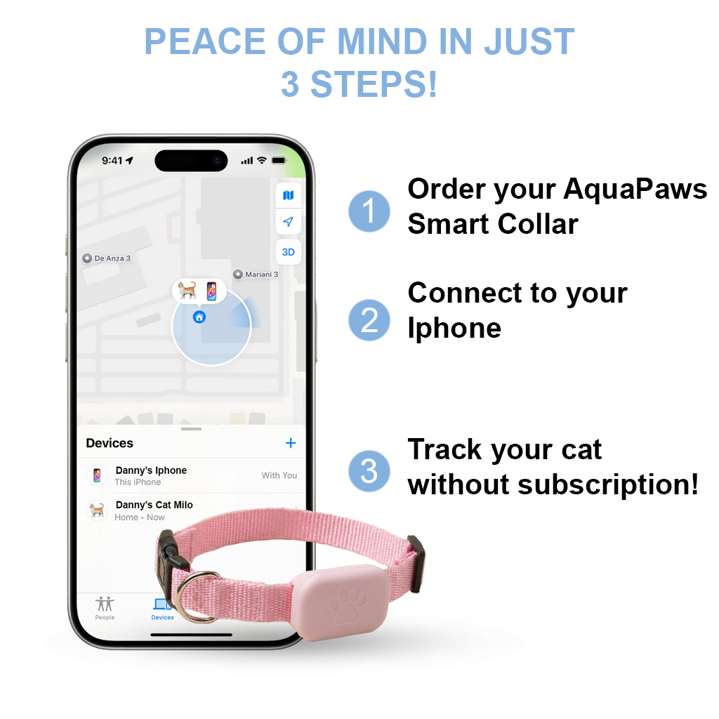 AquaPaws™ Smart Collar with Tracker